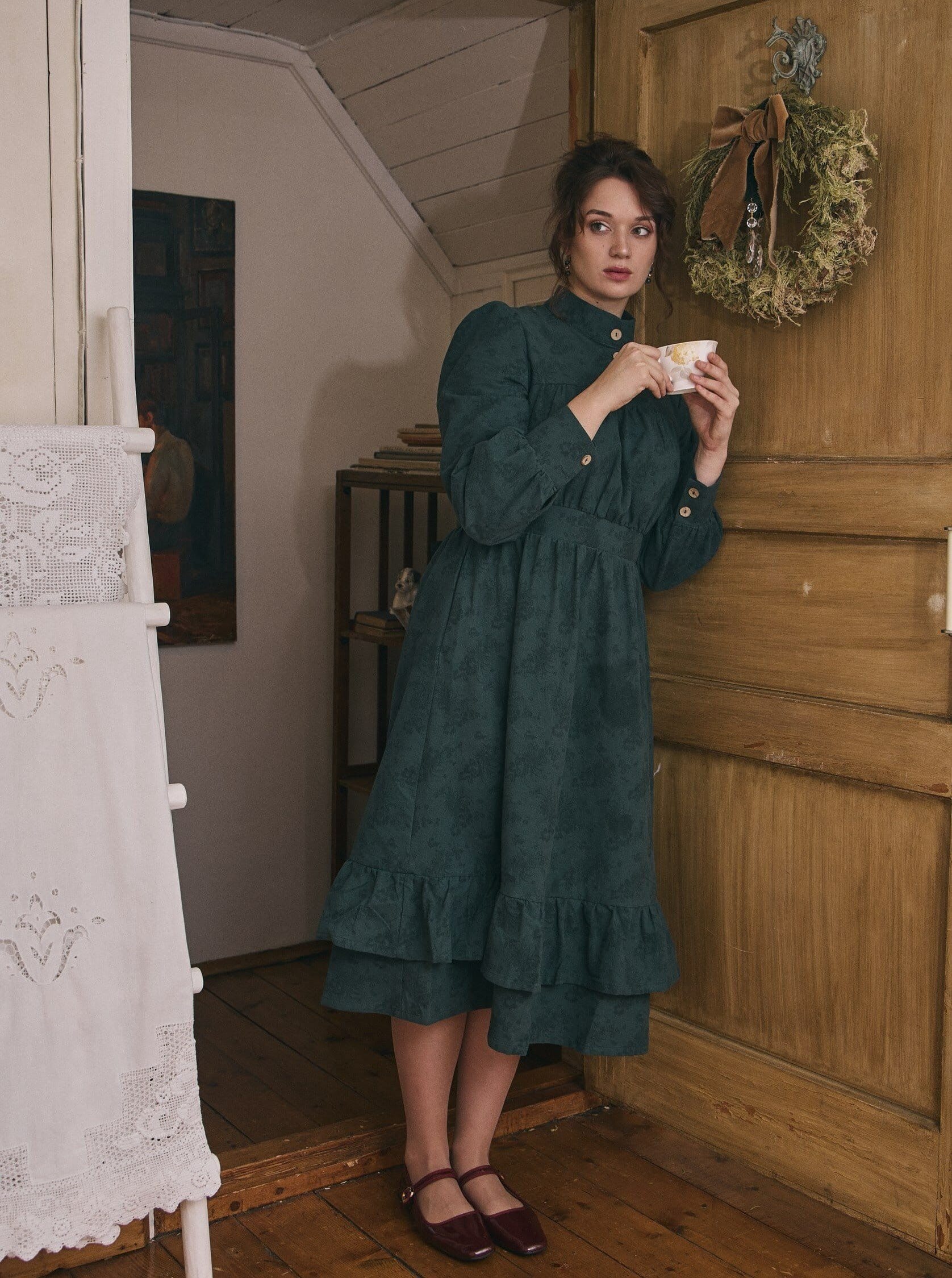 Платье с оборками. Фото 1