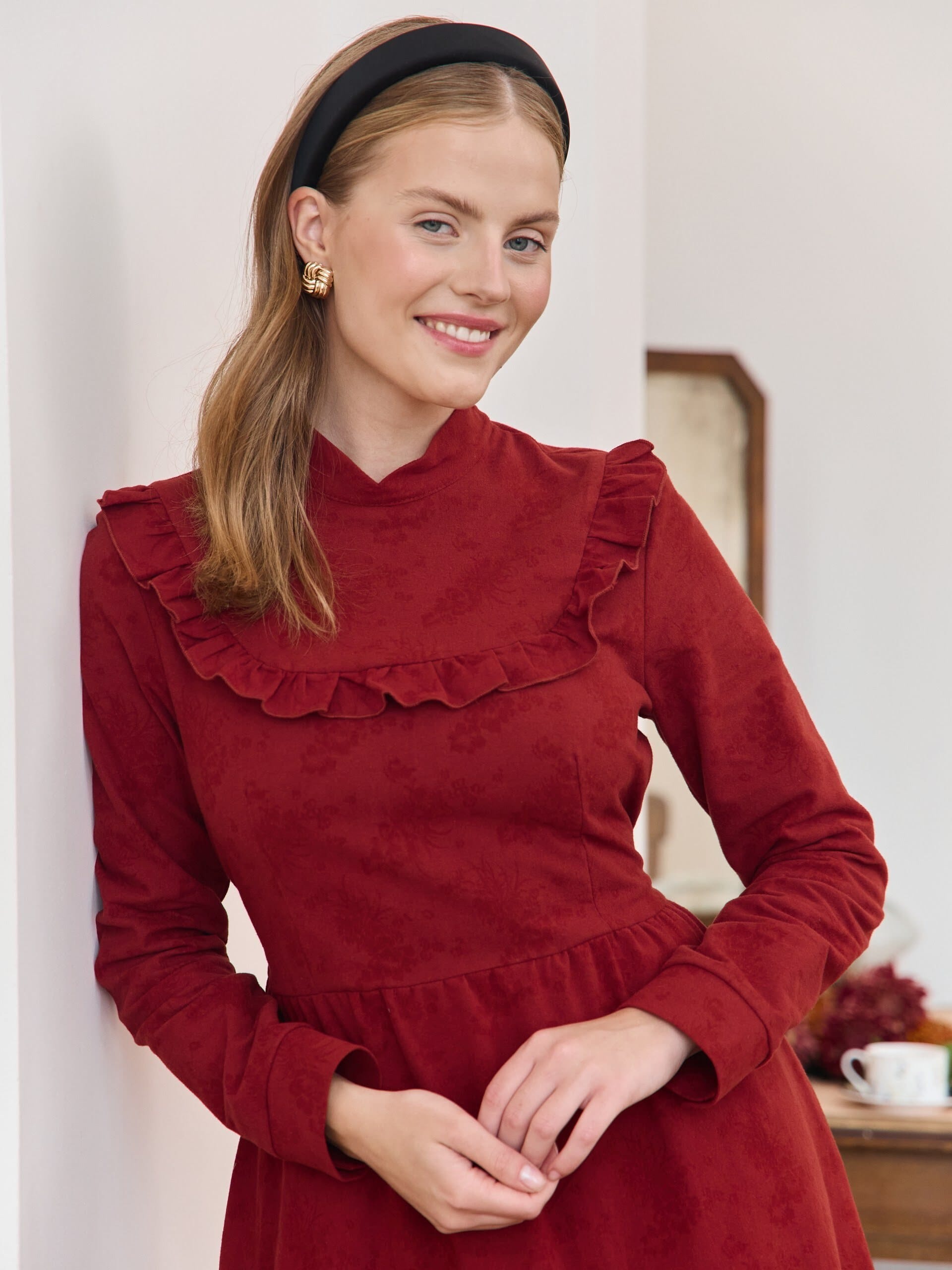 Платье с вшитой манишкой. Фото 1