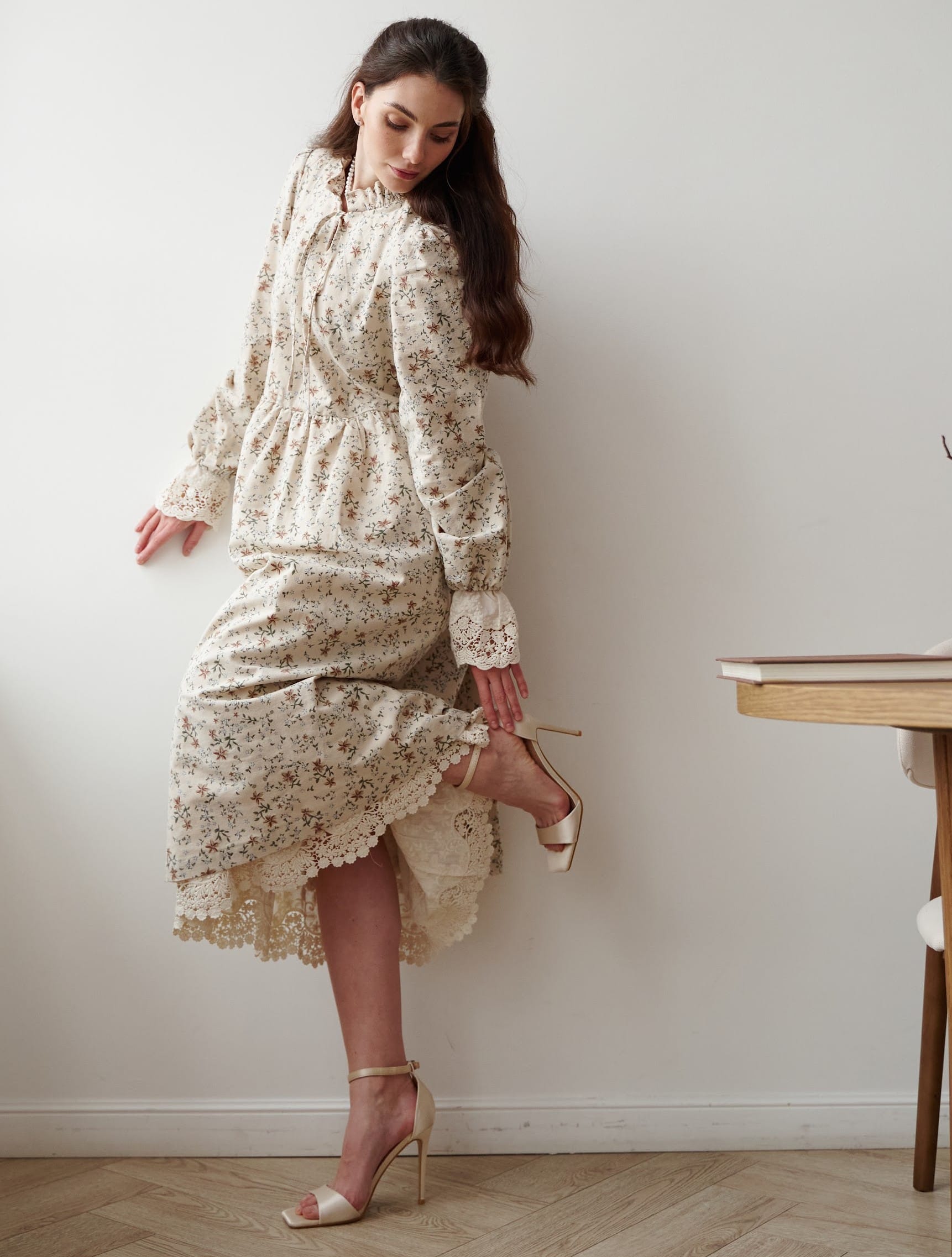 Платье с завязками. Фото 12